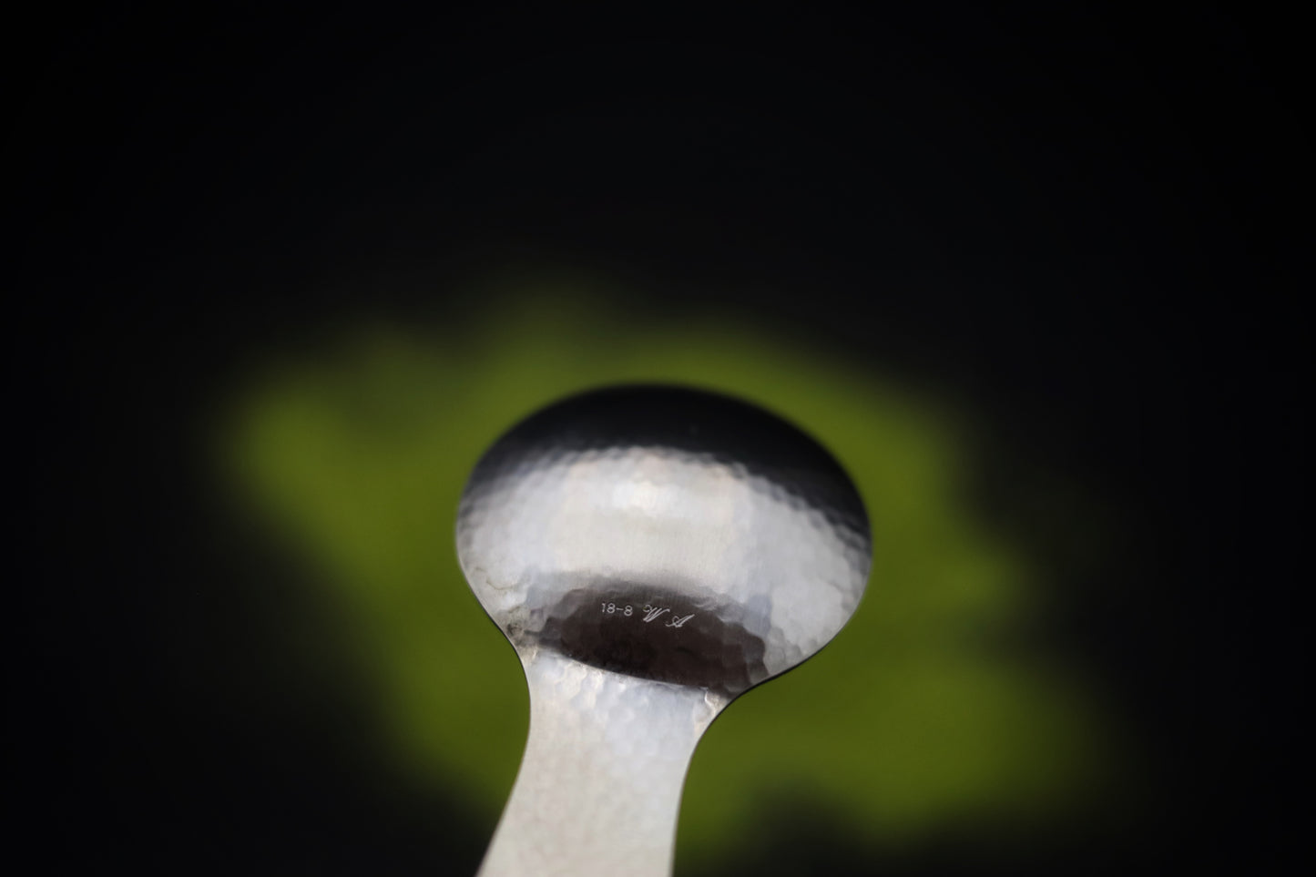 Chasaji (茶さじ) – Hand-Hammered Steel Tea Scoop from Tsubame