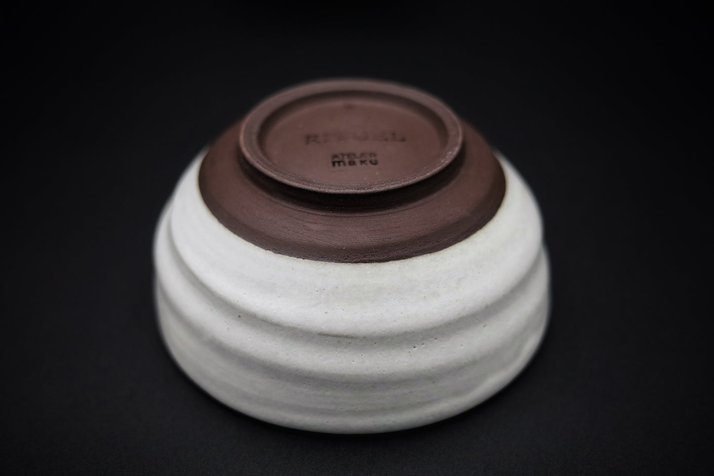 Bol de latte artesanal de cerámica