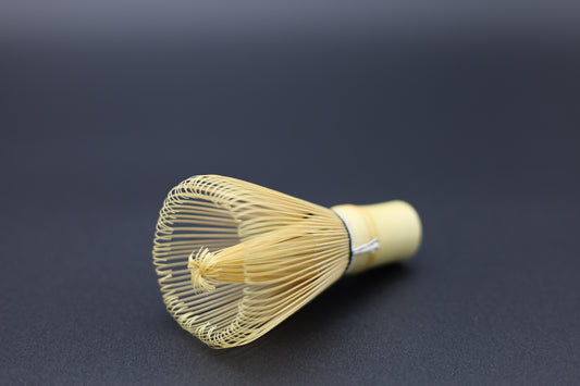 Traditional bamboo matcha whisk chasen 80 prongs