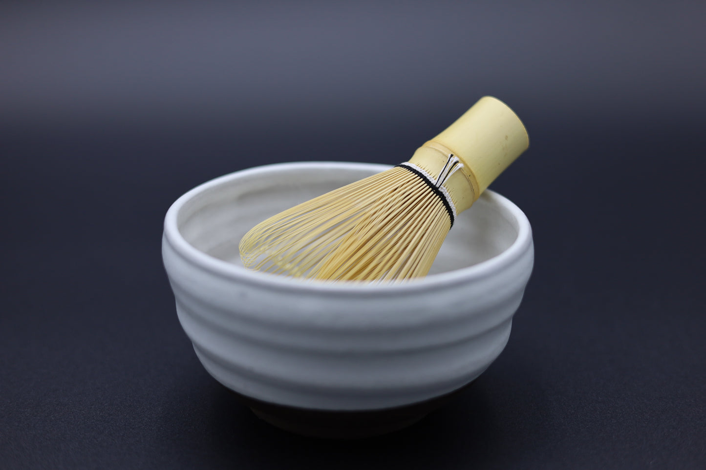 Traditional bamboo matcha whisk chasen 80 prongs