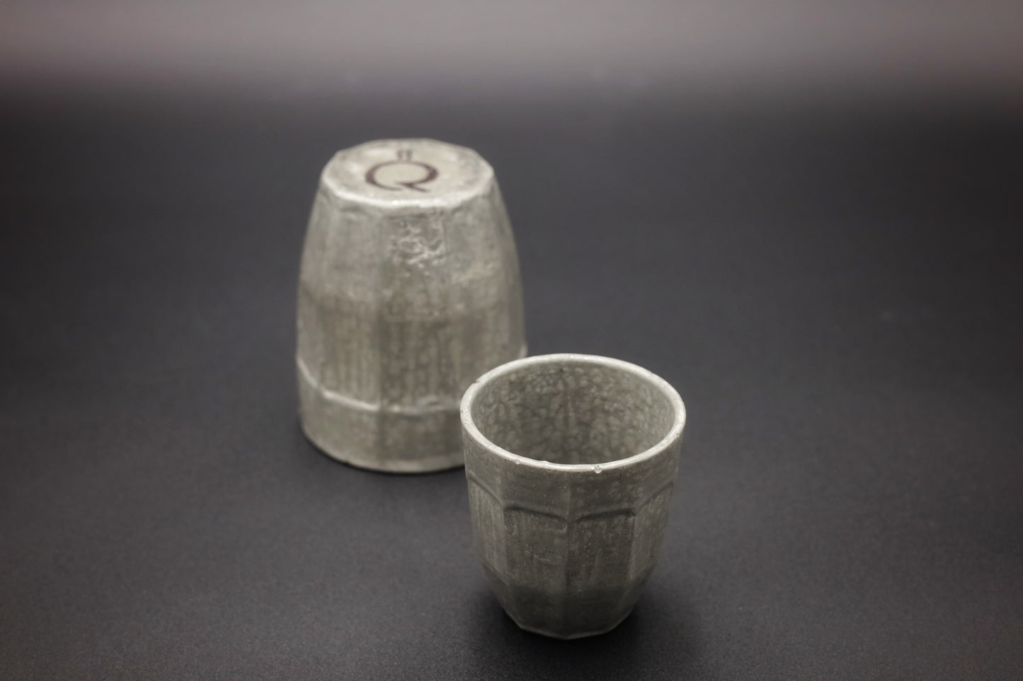 Handcrafted concrete espresso cup
