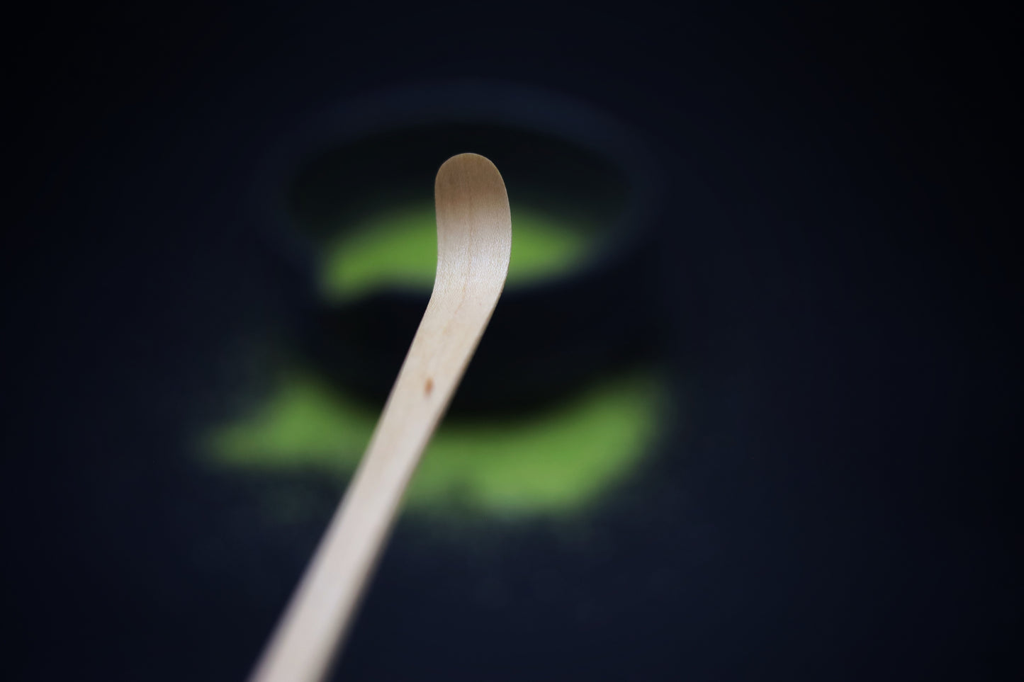Handmade wooden chashaku (茶杓) matcha scoop