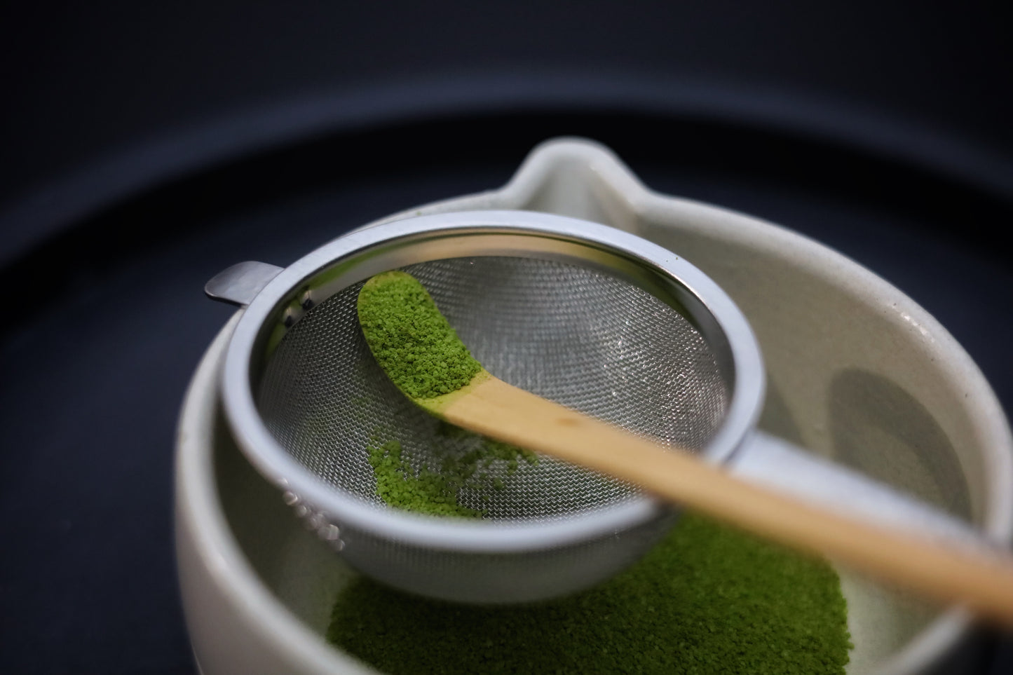 Handmade wooden chashaku (茶杓) matcha scoop