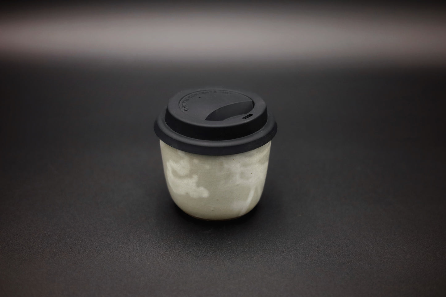 Handmade ceramic travel cup