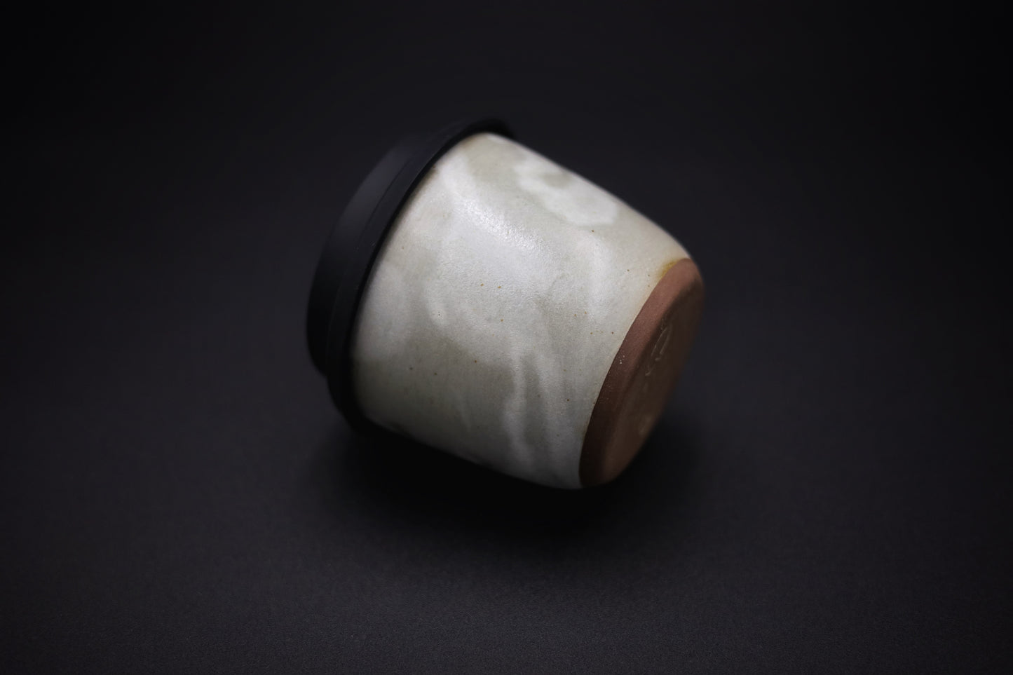Handmade ceramic travel cup